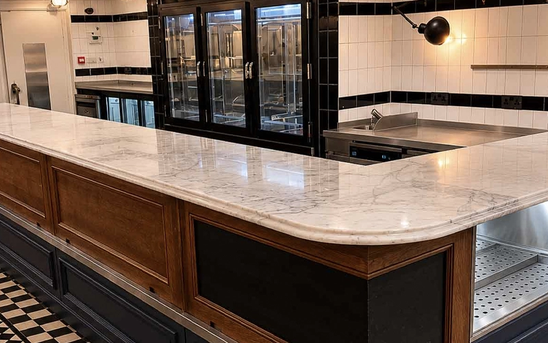 Hospitality Countertop Fabrication and Installation Custom fabrication and installation planning for restaurant hotel and hospitality countertops