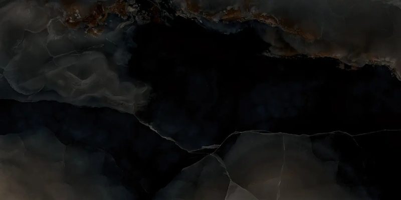 Premium Onyx Black Porcelain slab