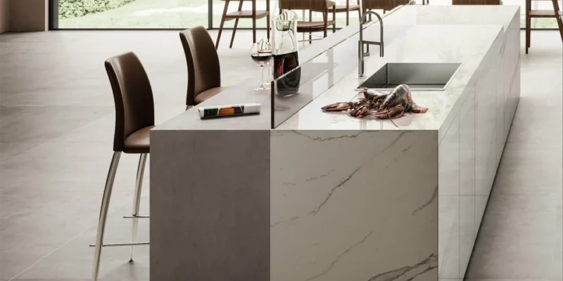Choosing Between Porcelain and Granite for Modern Kitchen Islands