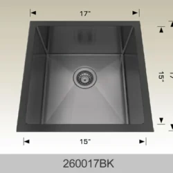 260017BK Kitchen Sink