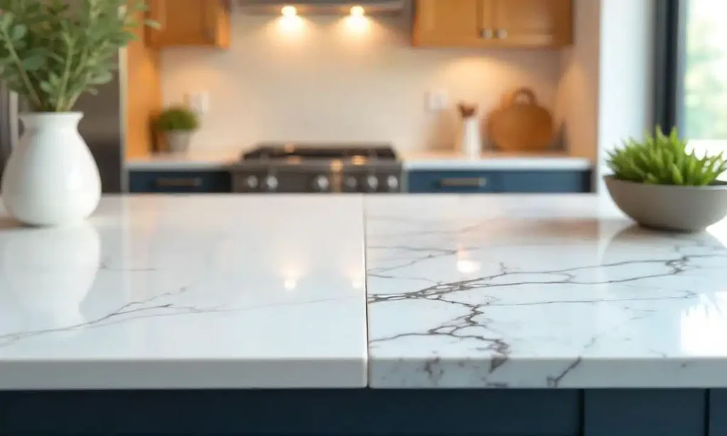 Marble vs Quartz Countertops