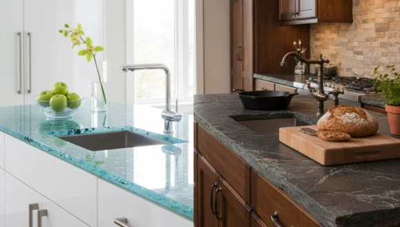 Glass vs Natural Stone Countertops in Ontario