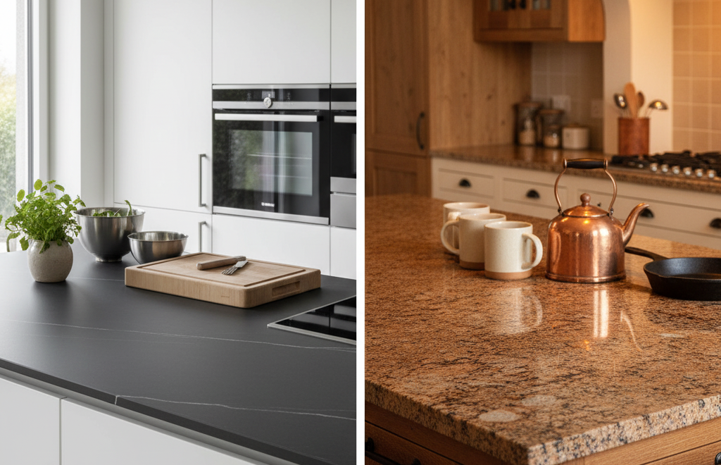Porcelain vs Granite Countertops in Ontario: Heat Resistance and Style Comparison 3 Porcelain vs Granite Countertops