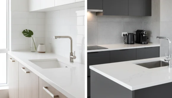Solid Surface vs Quartz: Seamless Finish or Scratch Resistance?