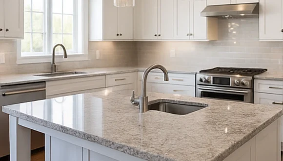 Kitchen Countertops in Pickering – Quartz, Granite & Island Upgrades