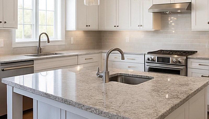 Kitchen Countertops in Pickering – Quartz, Granite & Island Upgrades