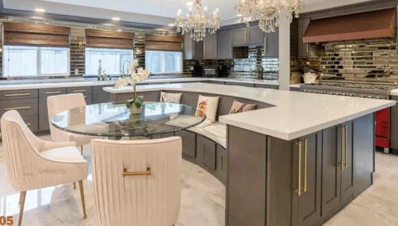 Kitchen Island Countertops in Markham – Family-Friendly Designs