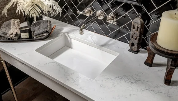 Vanity Countertops in Mississauga – Quartz, Granite & Modern Bathroom Designs