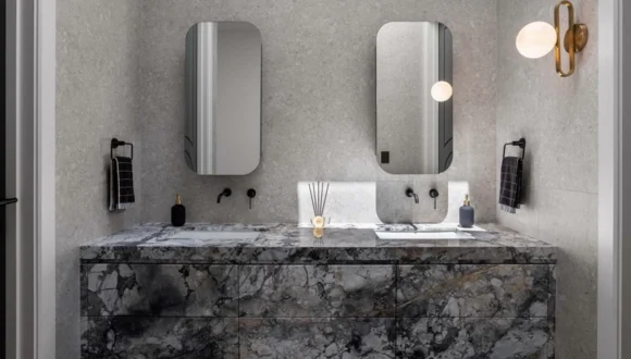 Vanity Countertops in Aurora – Custom Quartz & Natural Stone Vanity Tops