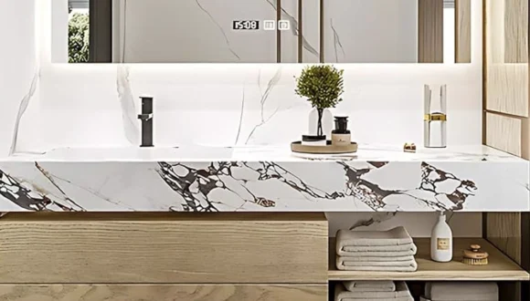 Vanity Countertops in Vaughan – Quartz, Granite & Luxury Bathroom Upgrades