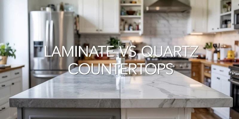 Laminate vs Quartz Countertops – Affordable vs Premium Choices