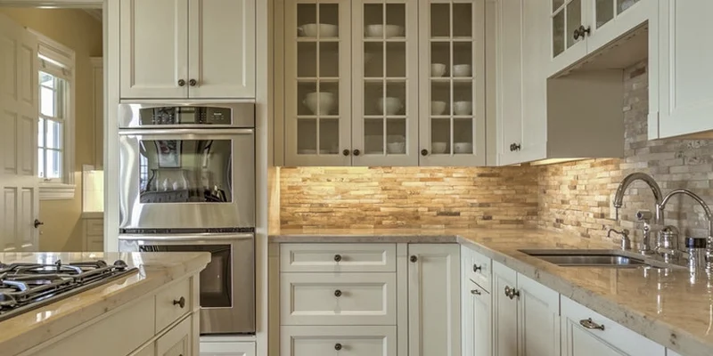 Kitchen Stone Backsplash in Vaughan – Luxury Slab Applications
