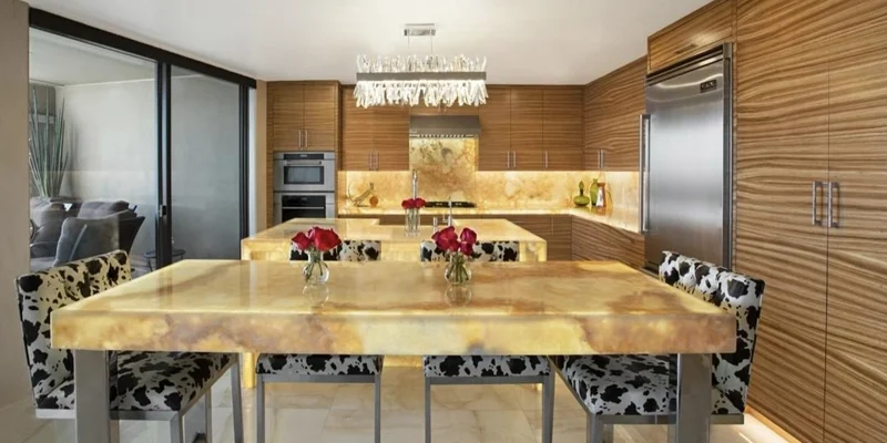 Onyx Countertops – When & Where They Make Sense
