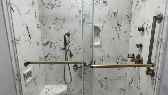 Custom Stone Shower Jambs