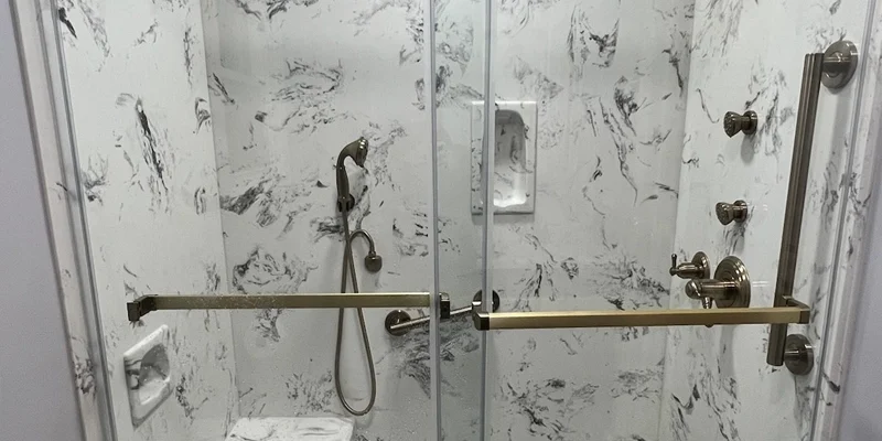 Custom Stone Shower Jambs