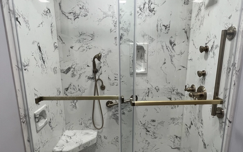 Custom Stone Shower Jambs