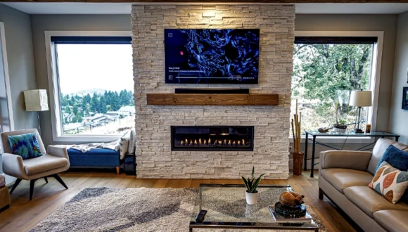 Fireplace Stone Work in Oakville – High-End Residential Fireplaces