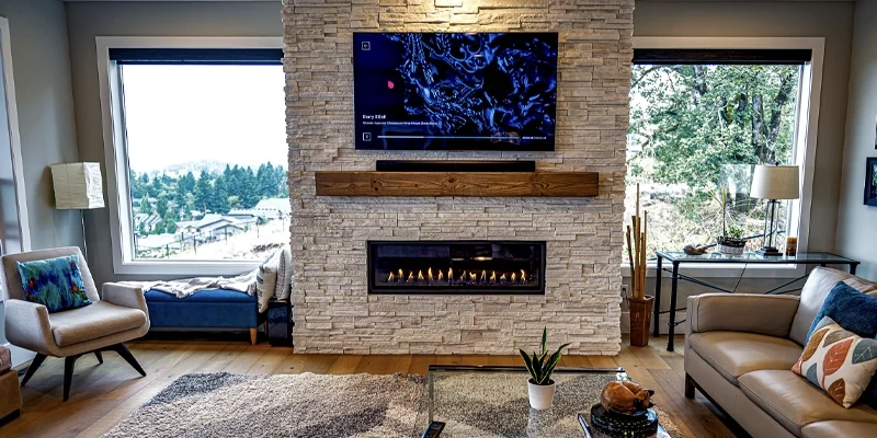 Fireplace Stone Work in Oakville – High-End Residential Fireplaces