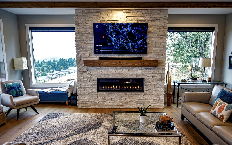 Fireplace Stone Work in Oakville – High-End Residential Fireplaces