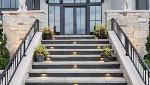 Outdoor Stone Steps & Stairs