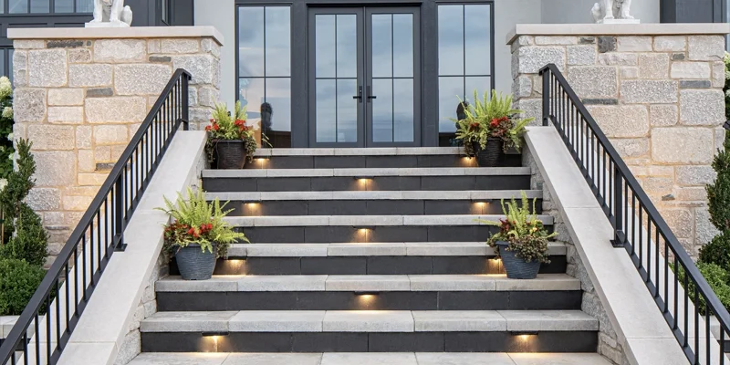 Outdoor Stone Steps & Stairs