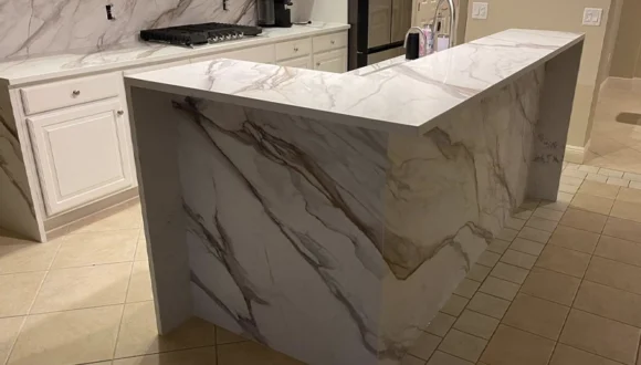 Quartz Countertop Seams and Vein Matching