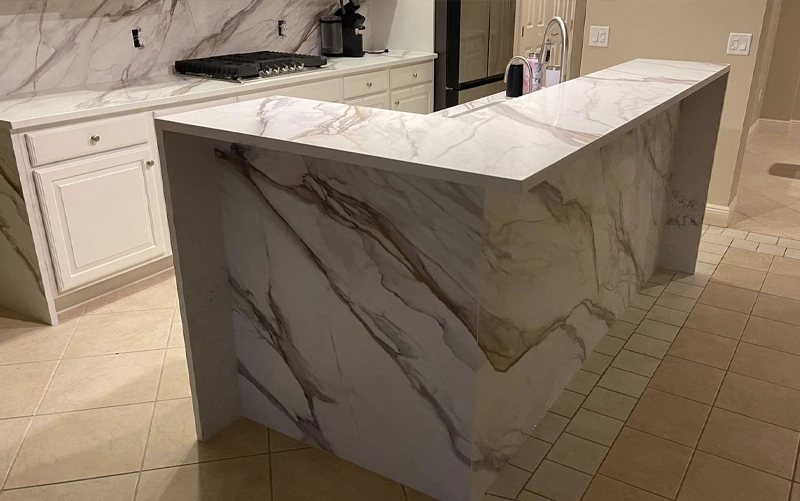 Quartz Countertop Seams and Vein Matching