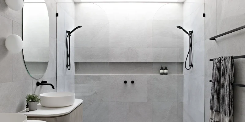 Stone Shower Niche Size, Placement and Shelf Design2