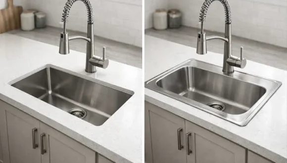 Undermount vs Drop-In Kitchen Sinks