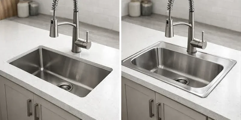 Undermount vs Drop-In Kitchen Sinks