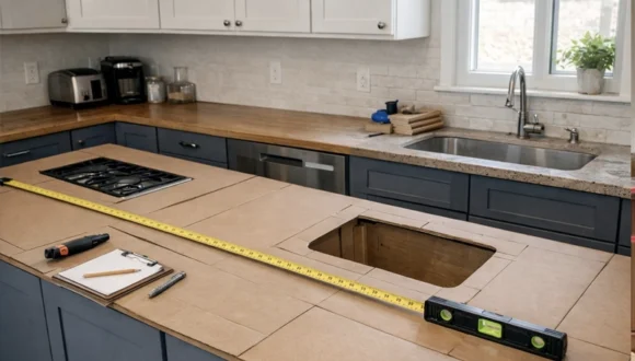 What Happens After Countertop Templating? From Measurement to Installation۲