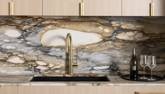 How to Clean and Care for a Stone Slab Backsplash