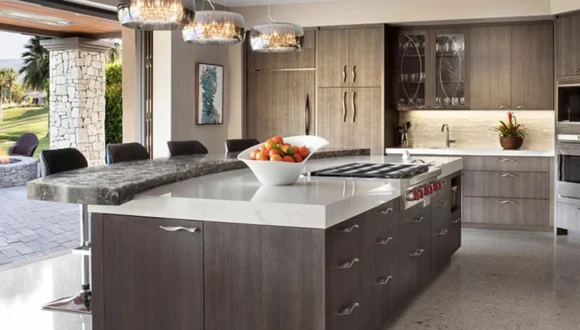 Best Kitchen Countertops for Wood Cabinets2